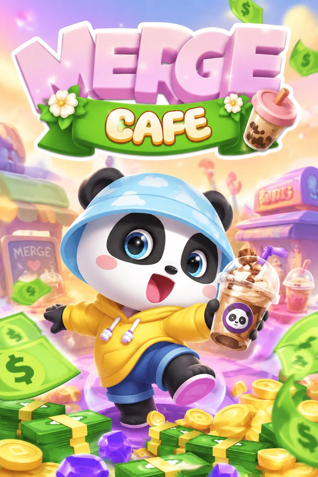 Panda Cafe Master Idle Tycoon screenshot